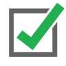 Image of a green completion checkmark