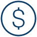 Image of a dollar sign icon