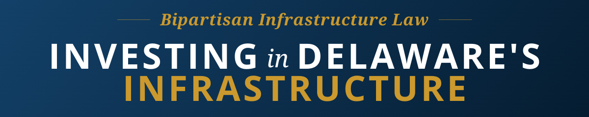 Bipartisan Infrastructure Law. Investing in Delaware's Infrastructure. i in 