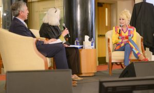 Governor Carney and Tracey sit down for a conversation with country singer Dolly Parton.